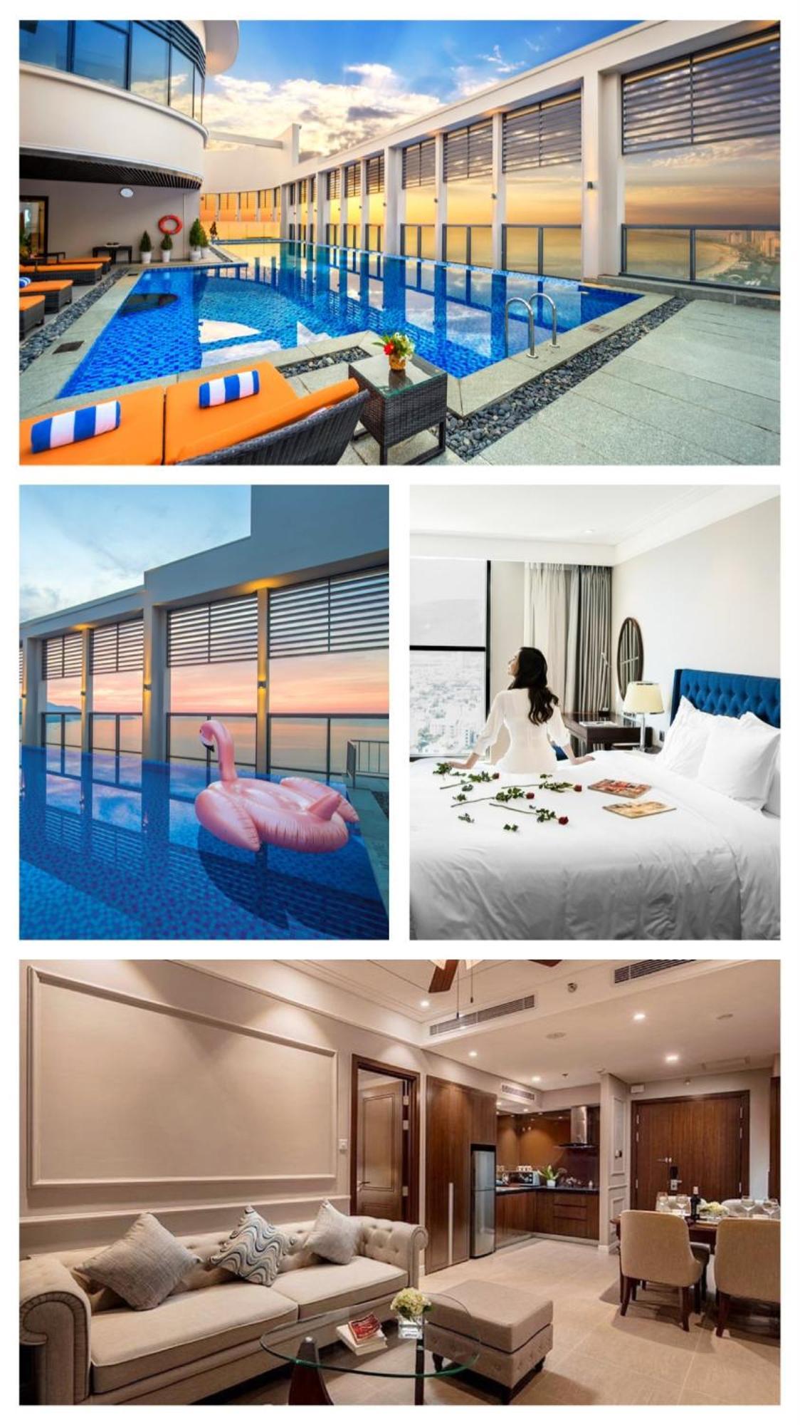 Luxury Apartment - Rooftop Swimming Pool - Beach Front - Hinata Apartment Đà Nẵng Exterior foto